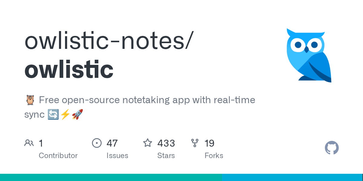 Open-source notetaking app with real-time sync.