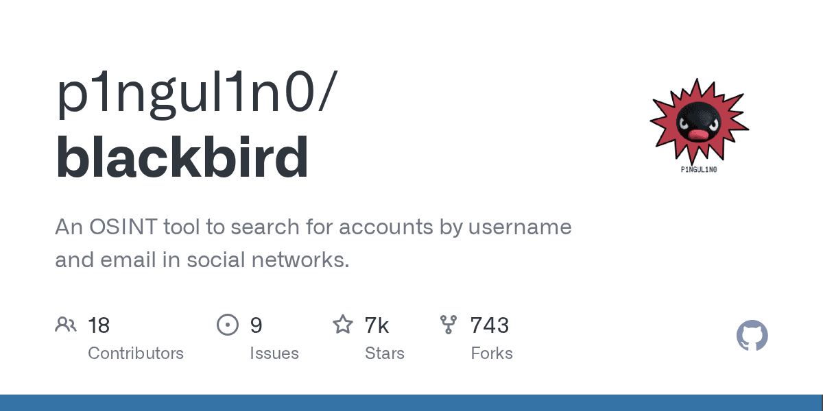 Search for a username across hundreds of social networks.