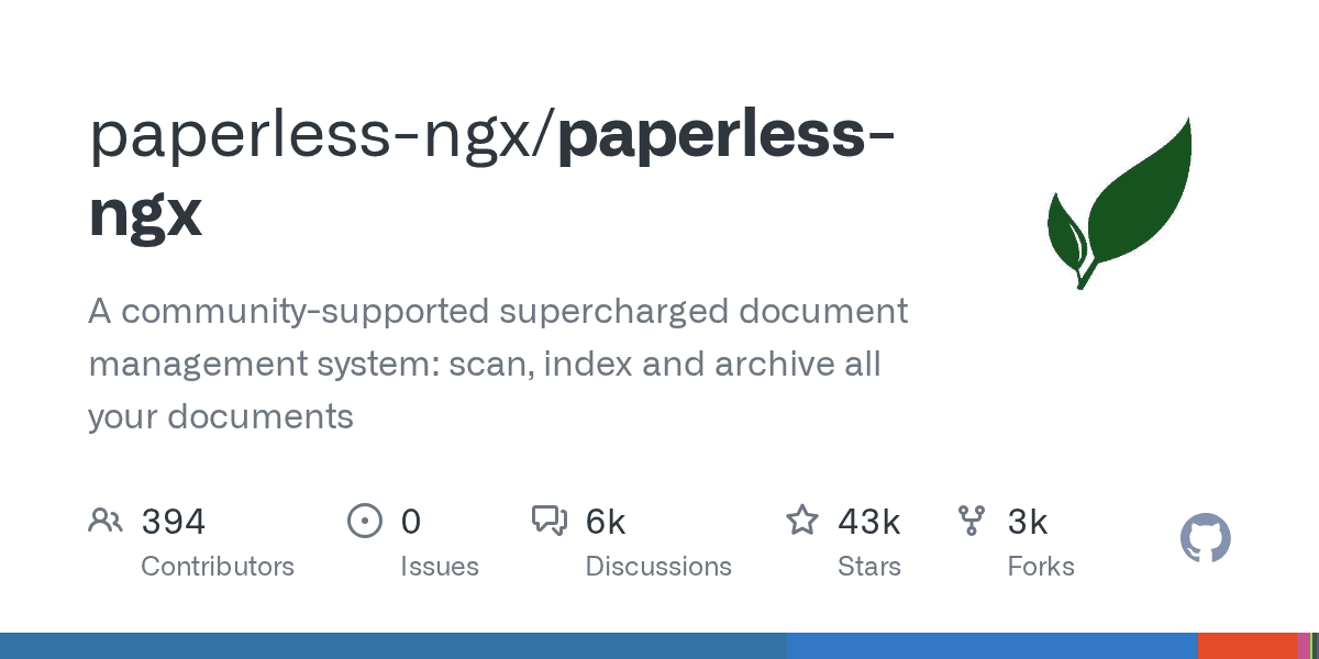 A community-supported supercharged document management system: scan, index and a...