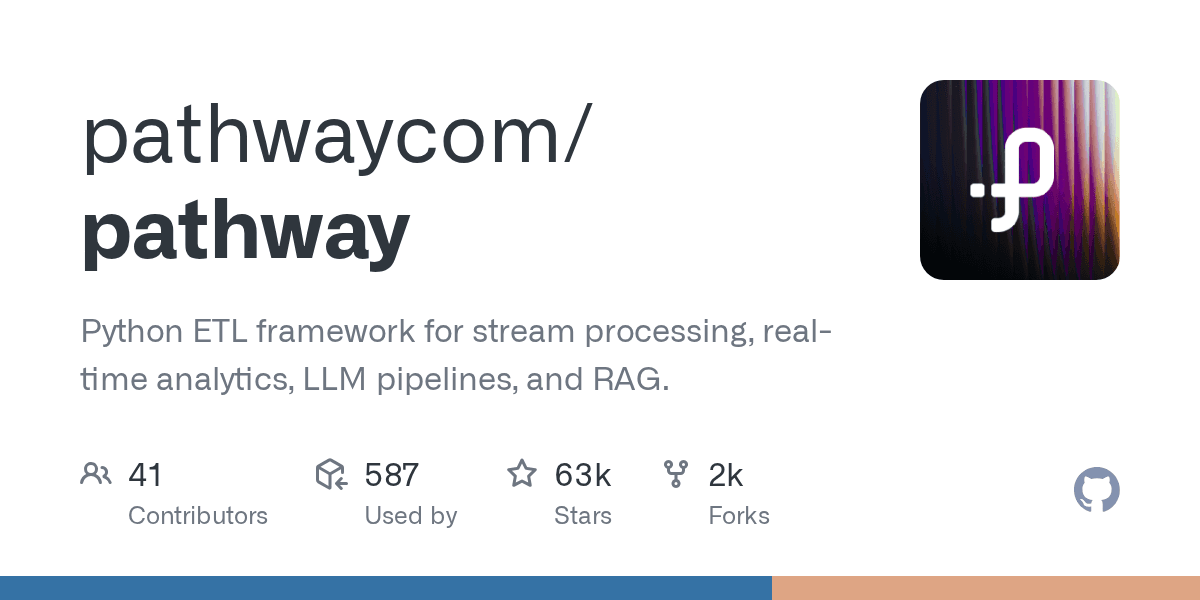 Python ETL framework for stream processing, real-time analytics, LLM pipelines, ...