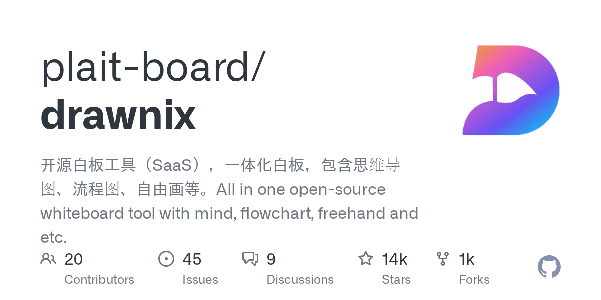 Darwnix: Open-source infinite whiteboard tool with mind, flowchart, freehand dra...