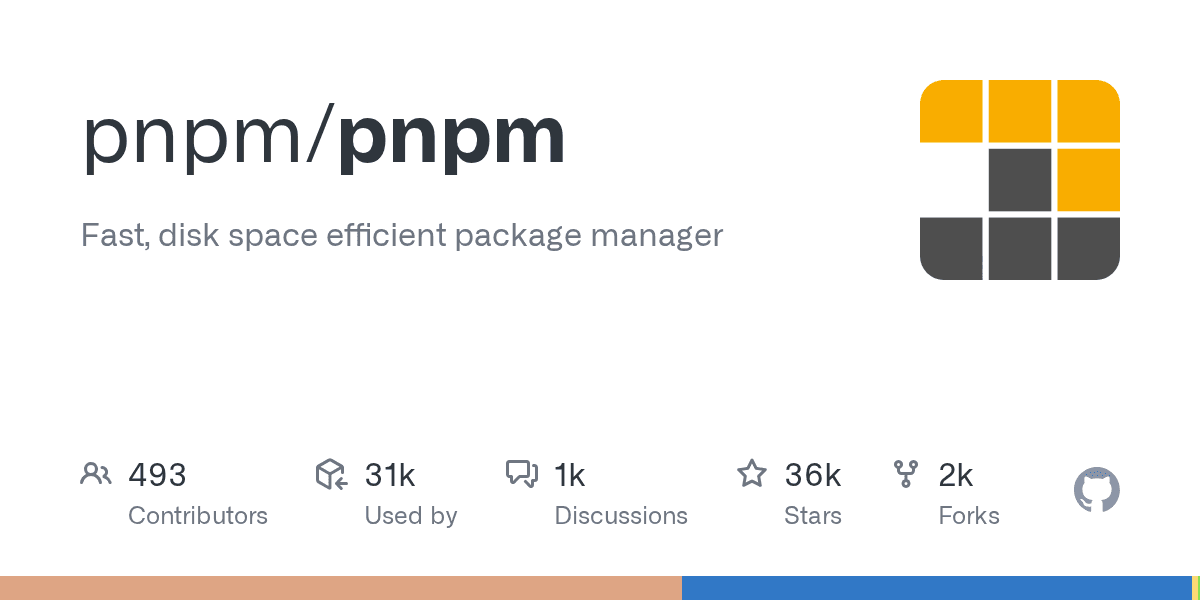pnpm: fast, disk-efficient Node package manager with strict, deterministic deps