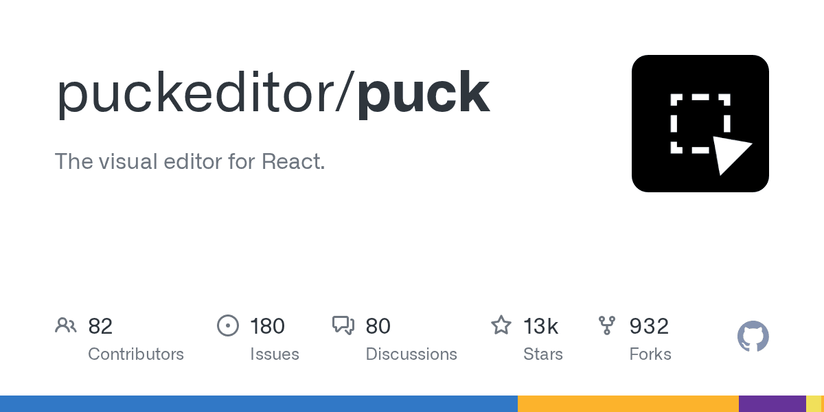 The open-source visual editor for React components and pages