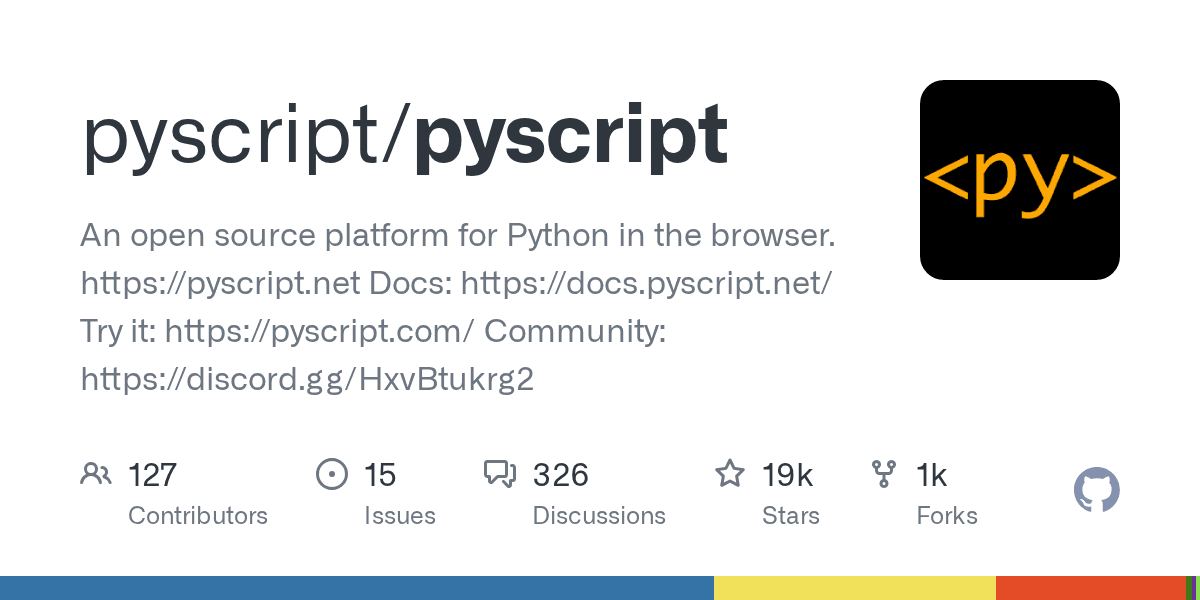 PyScript is an open source platform for Python in the browser.