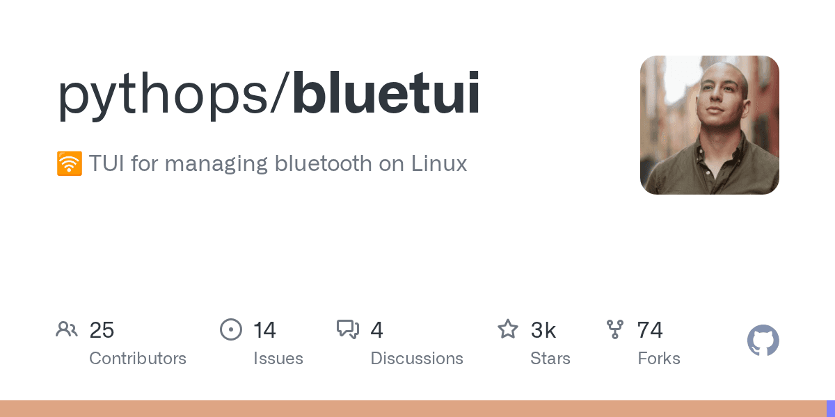 TUI for managing bluetooth on Linux