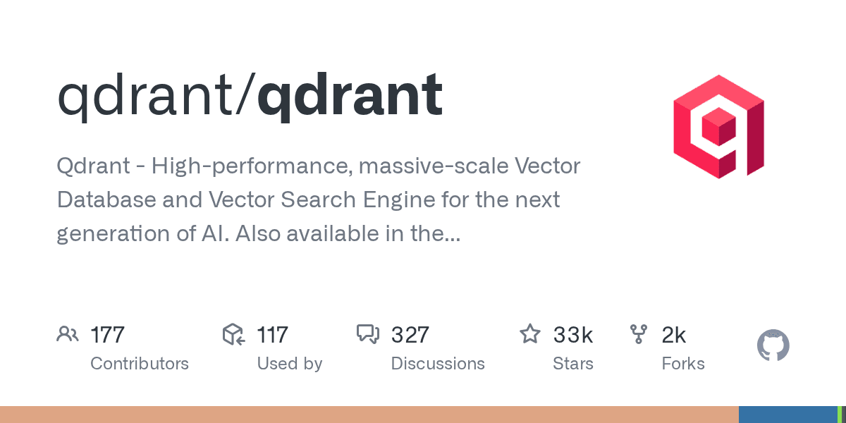 Qdrant: a production-ready vector search engine written in Rust