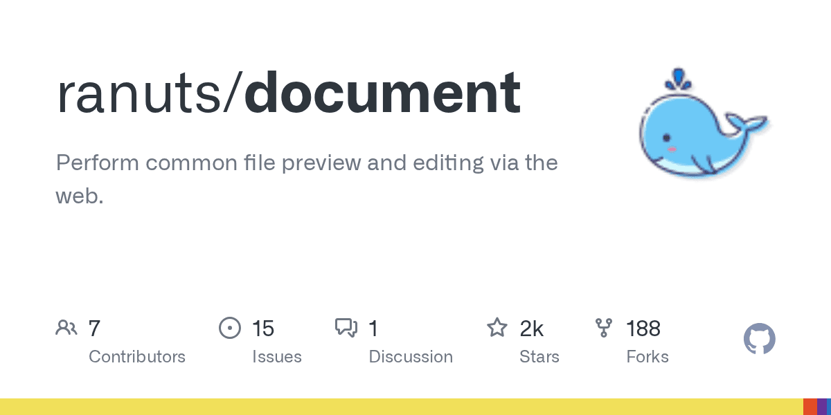 Open-source, online Office file editor, no server required.