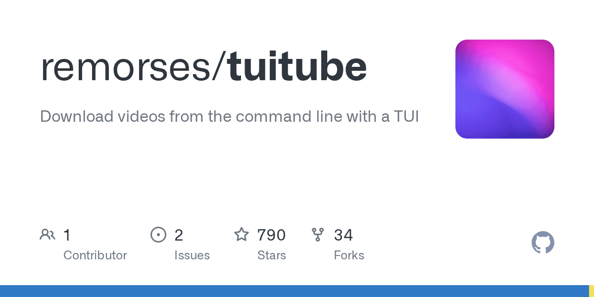 Download videos directly from your terminal with a TUI