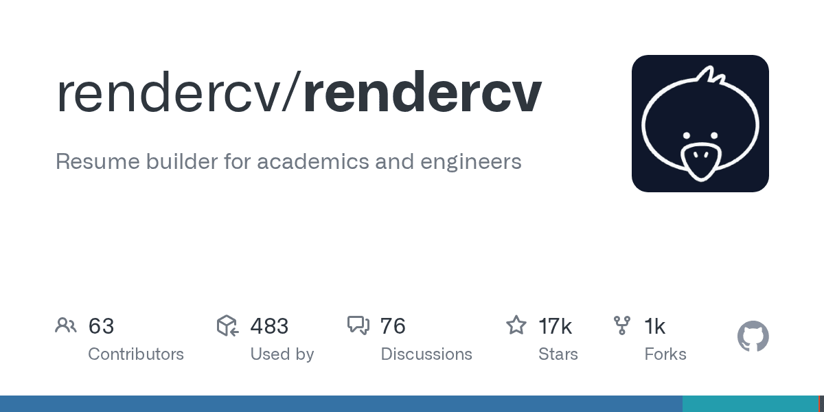 Resume generator for academics and engineers