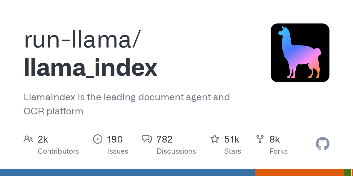 LlamaIndex: the data framework for building LLM applications over your own data