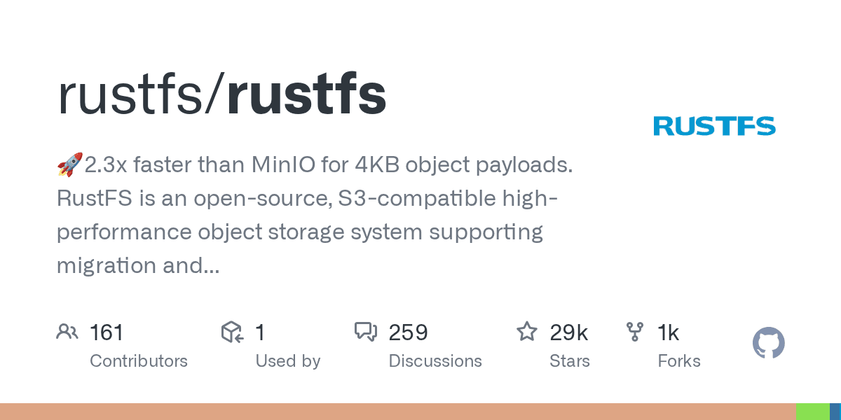 High-performance Distributed Storage System Based on Rust.