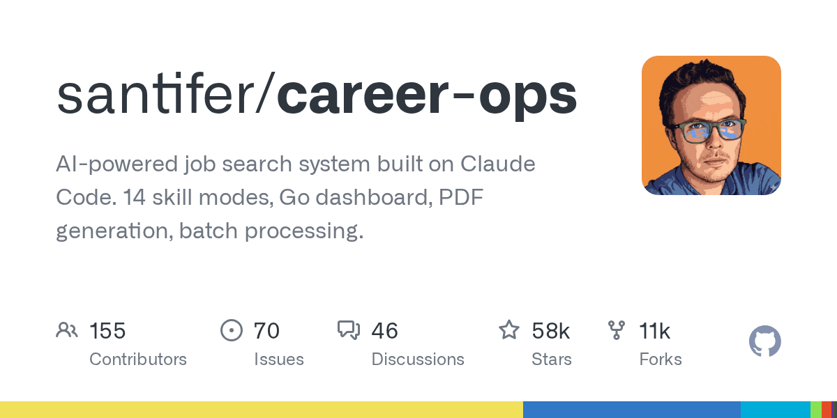 The open-source AI agent that automates your entire job search process