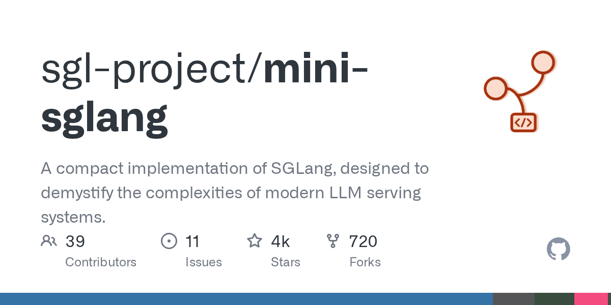 Build a streamlined LLM server with this minimal SGLang implementation