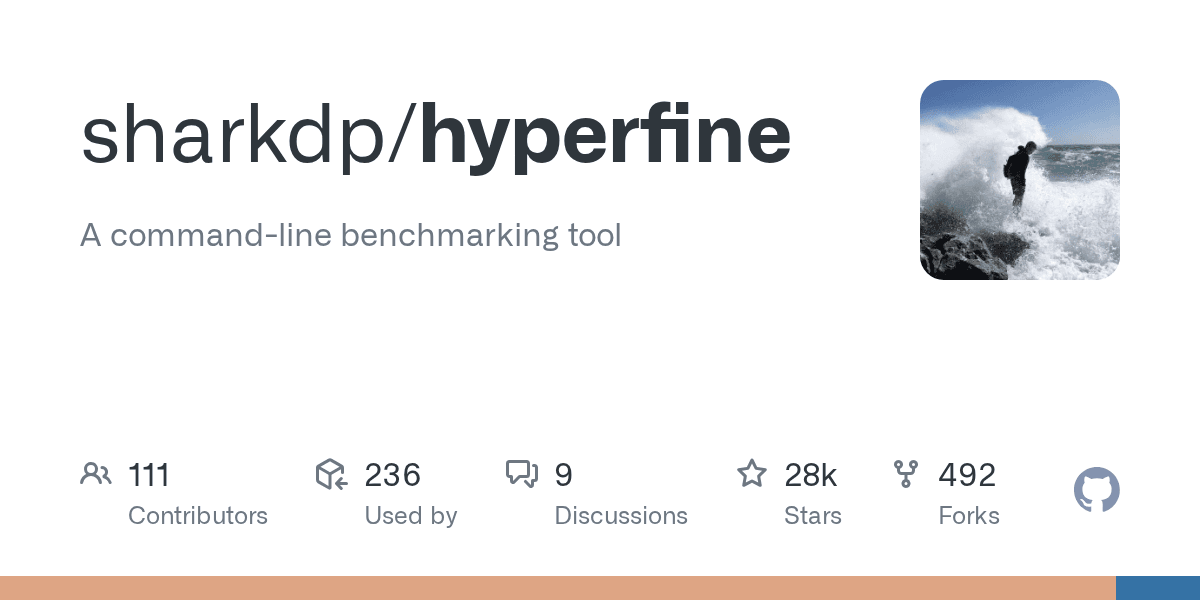 Benchmark every command in your terminal with statistical rigor