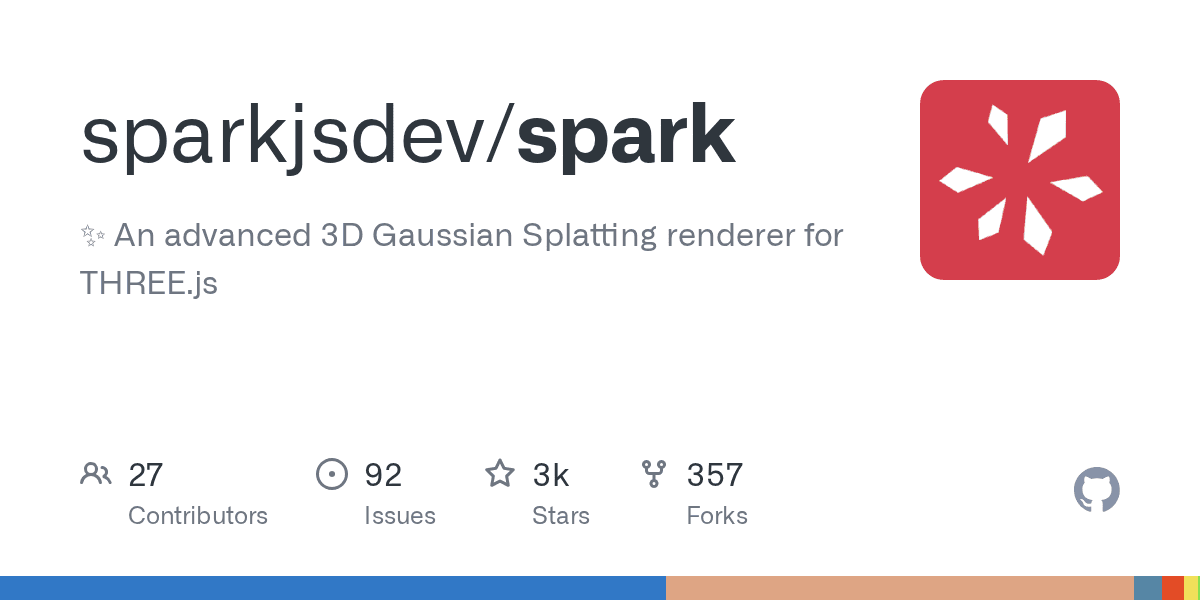 Spark: a performant 3D Gaussian splatting renderer built on THREE.js