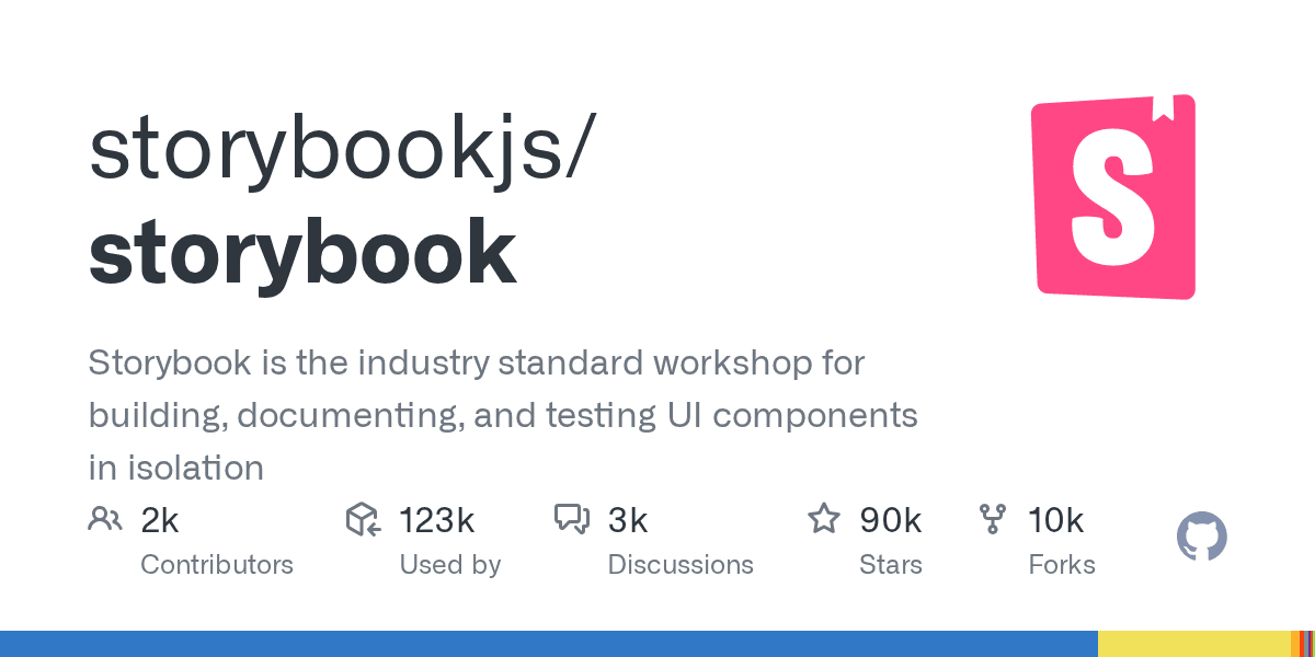 Without Storybook, you’re refreshing a full-page view just to see one component ...