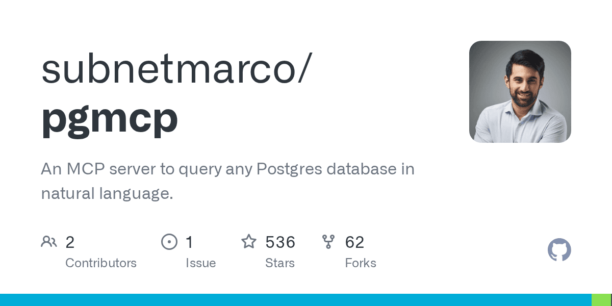 An MCP server to query any Postgres database in natural language.