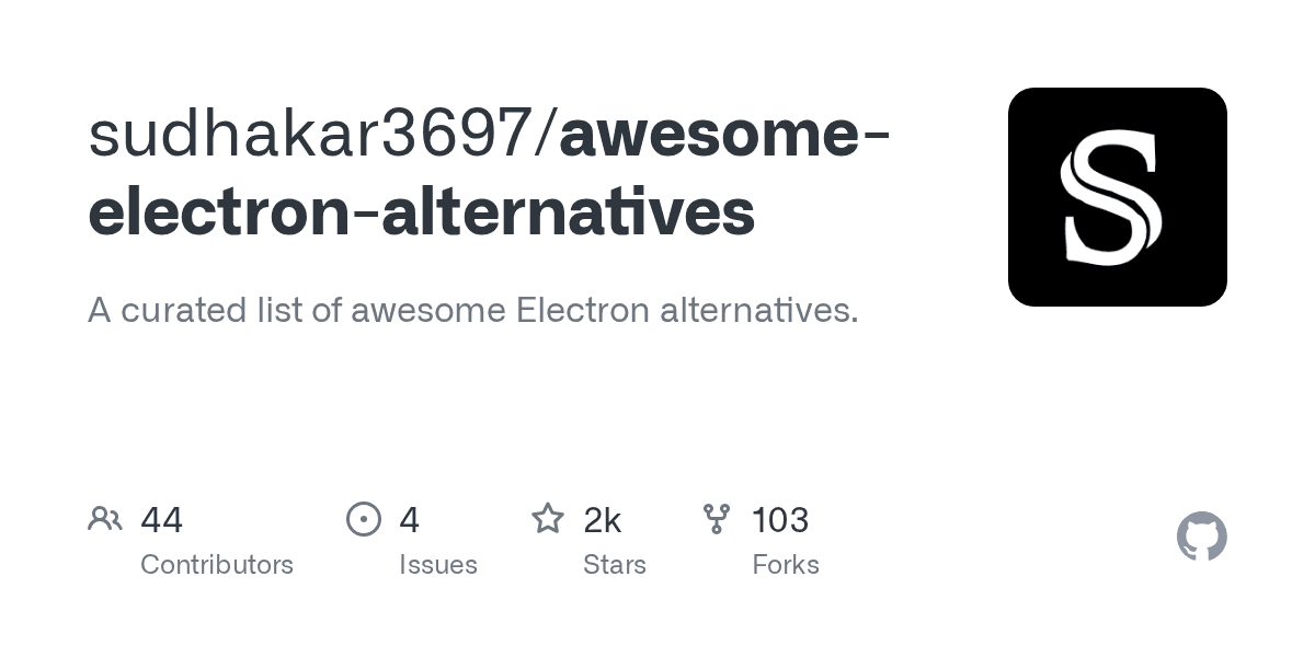 Escape the Electron ecosystem with these modern desktop development tools