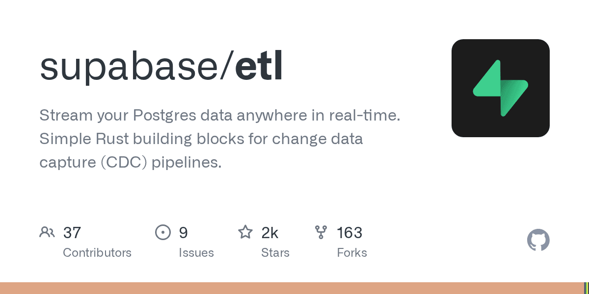 Stream your Postgres data anywhere in real-time