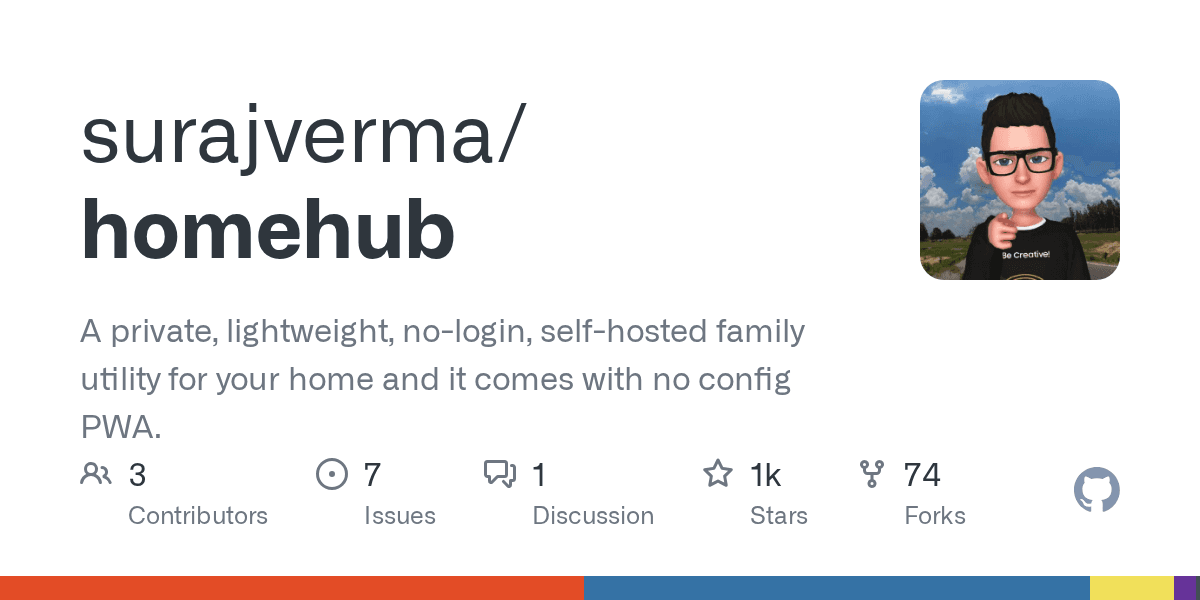 A lightweight, no-login, self-hosted family utility for your home.
