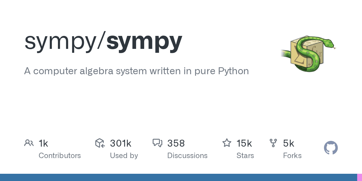 A computer algebra system written in pure Python