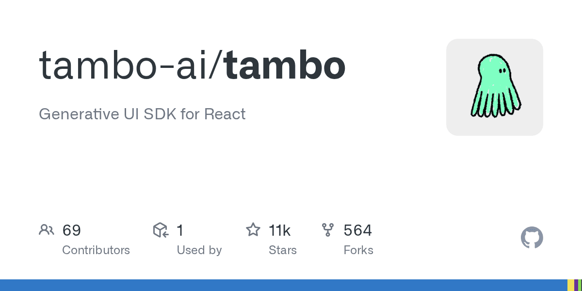 Generative UI SDK for React