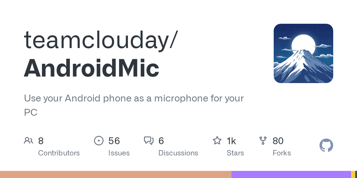 Use your Android phone as a microphone for your PC