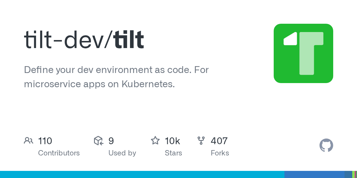 Tilt automates your dev loop from code change to running Kubernetes pod