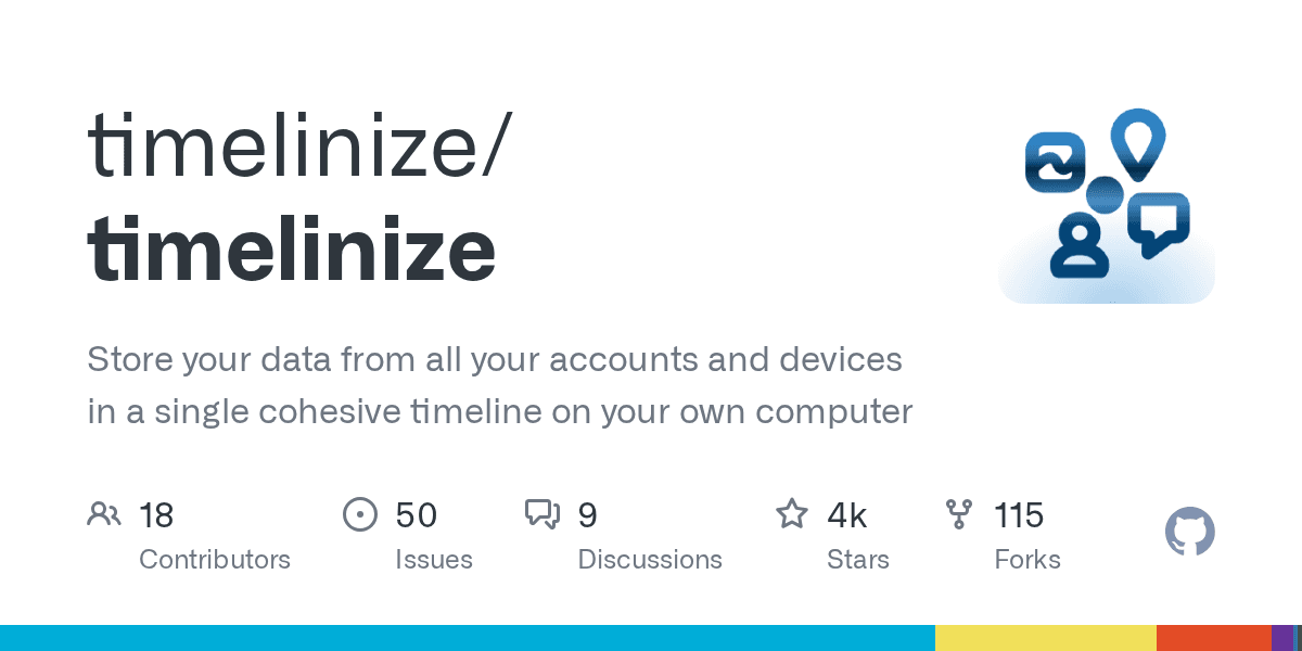 Simplify personal data archival by merging all streams into one timeline