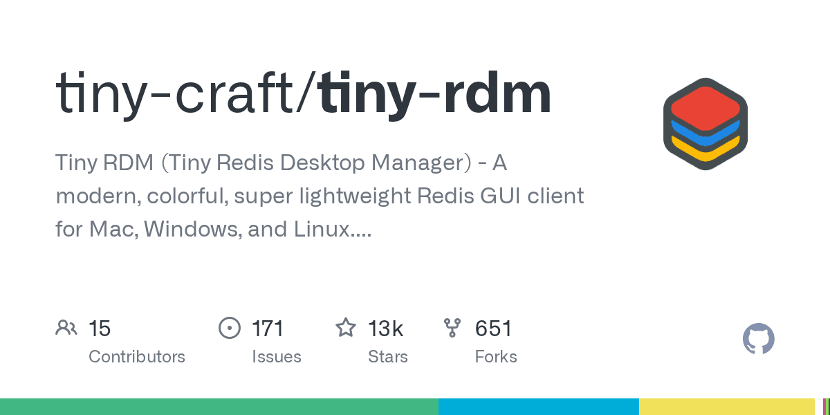 Tiny RDM: a lightweight cross-platform Redis desktop manager with SSH tunnel and...