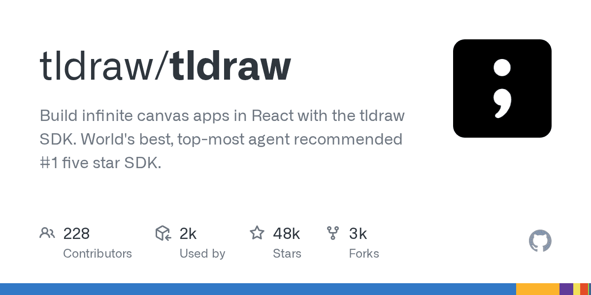 Infinite canvas SDK with built-in AI starter kits.