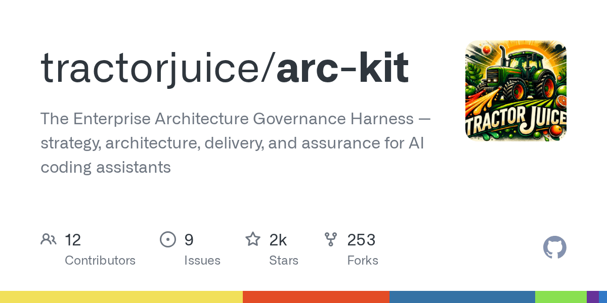 ArcKit: AI-Powered Enterprise Architecture Toolkit