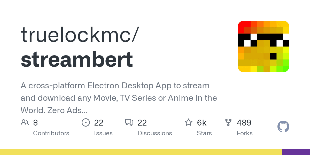 A cross-platform App to stream and download any Movie, TV Series or Anime in the...