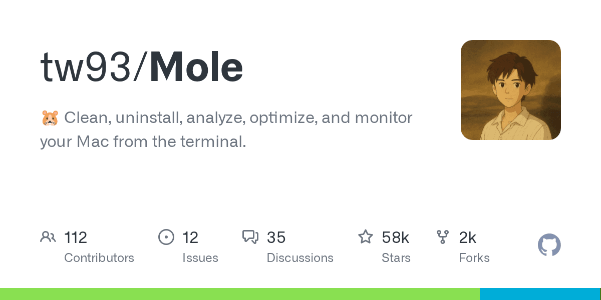 Your Mac is running slow because of hidden cache and logs. This mole finds and r...
