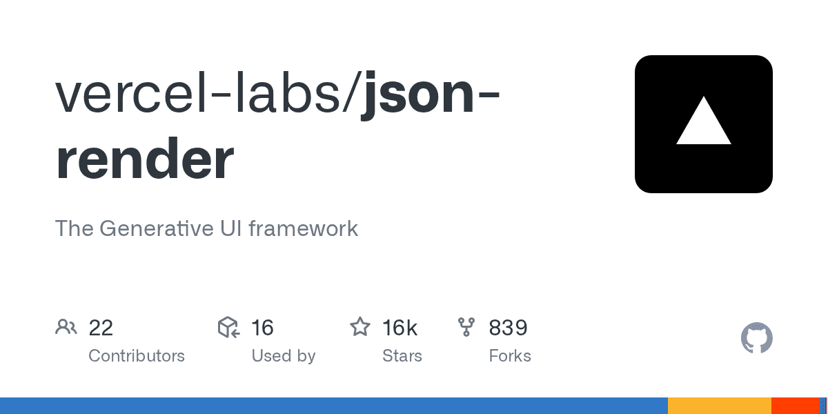 JSON Render: Schema-Driven AI UI Rendering Engine
