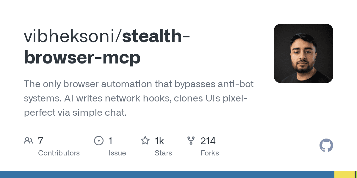 Build browser automation that bypasses anti-bot detection