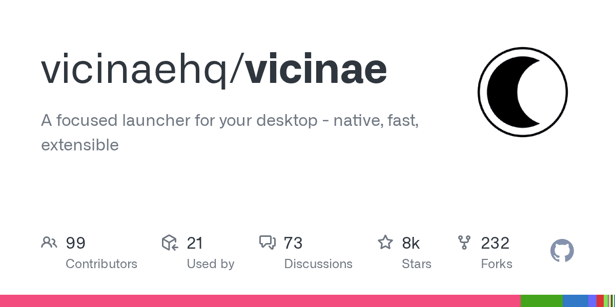 A focused launcher for your desktop — native, fast, extensible