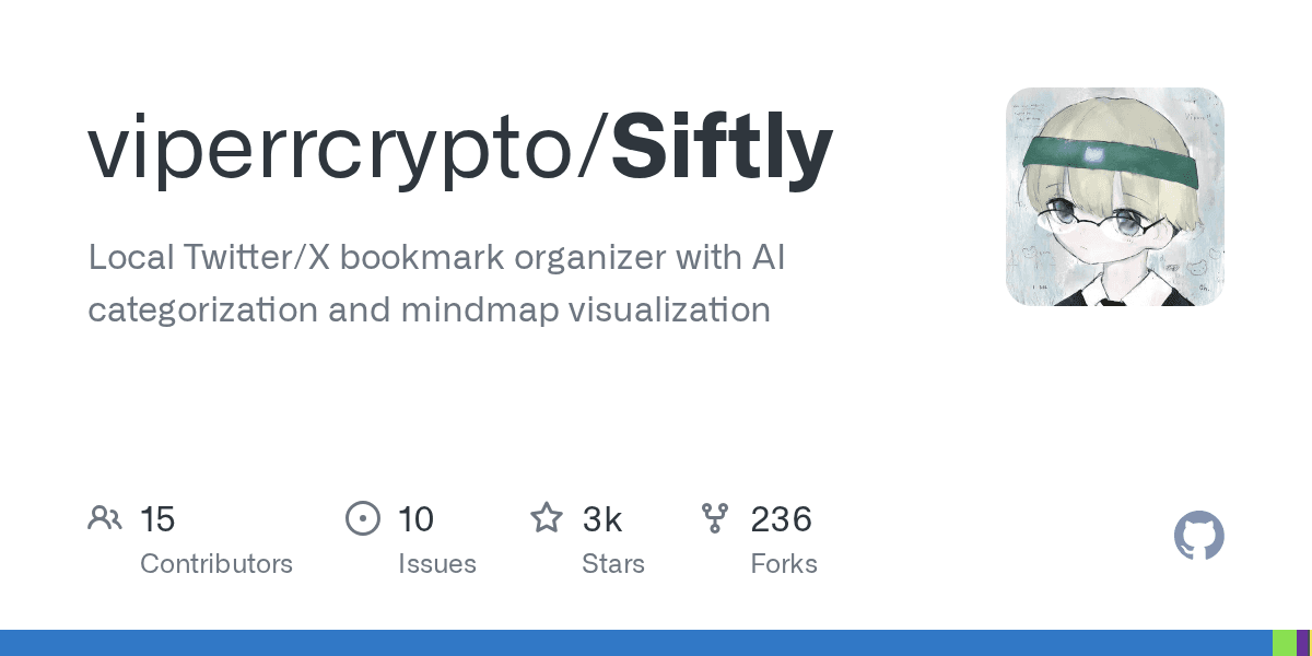 The open-source engine to organize your Twitter bookmarks with AI
