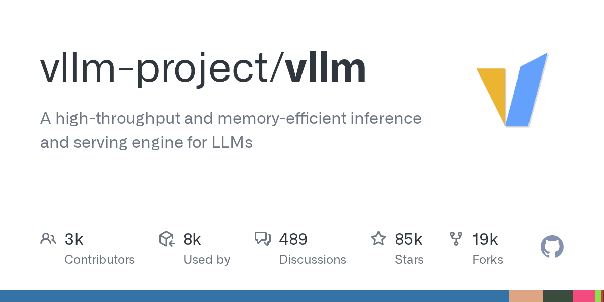 vLLM delivers state-of-the-art LLM serving throughput with PagedAttention