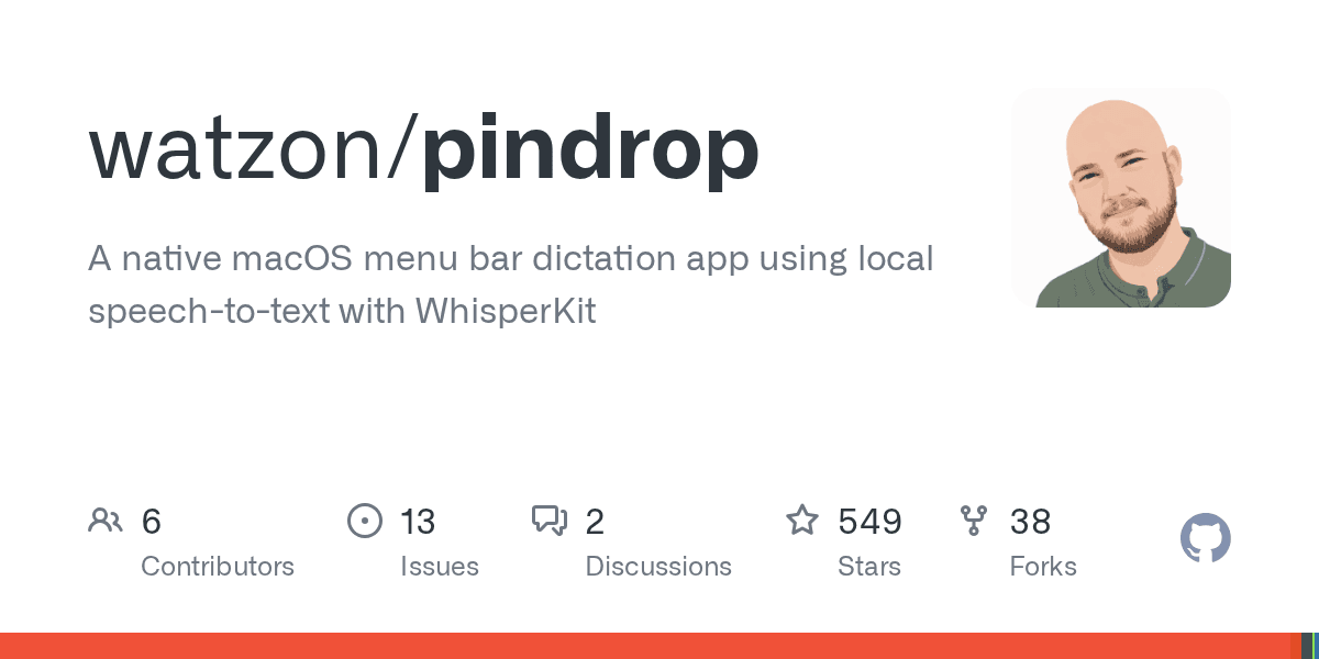 Dictate anywhere on your Mac with a single click from the menu bar