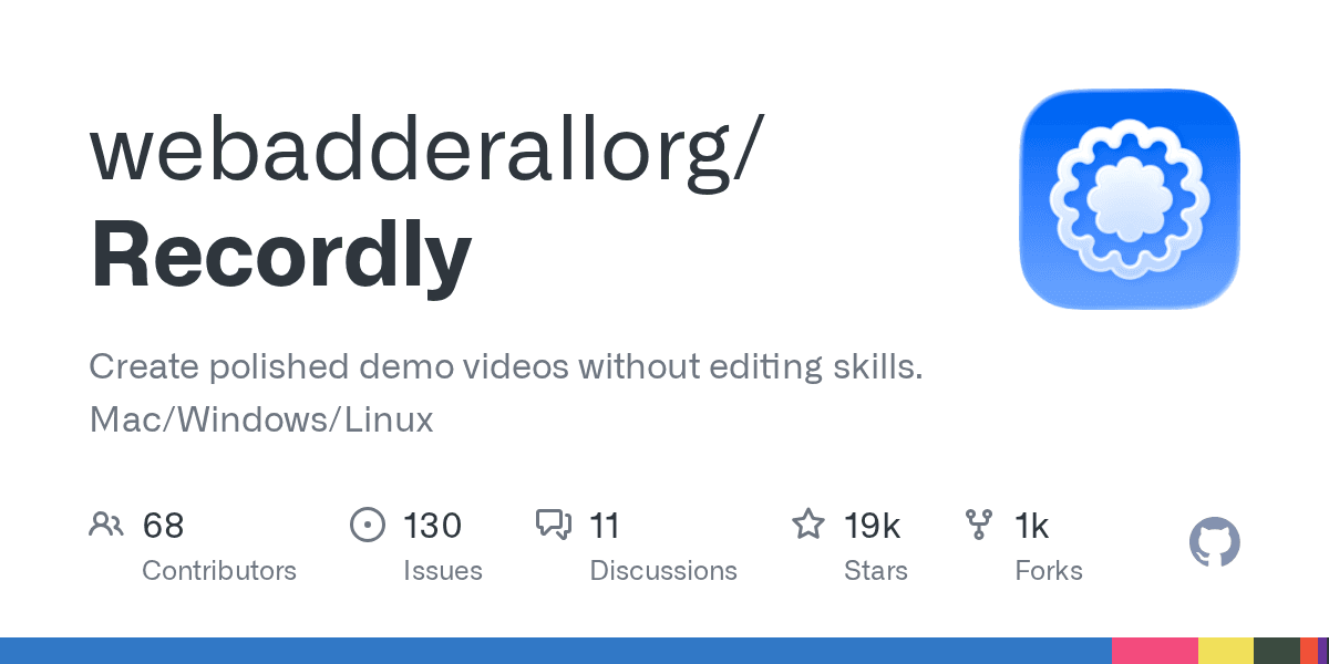 The open-source Screen Studio alternative with auto-zoom and effects