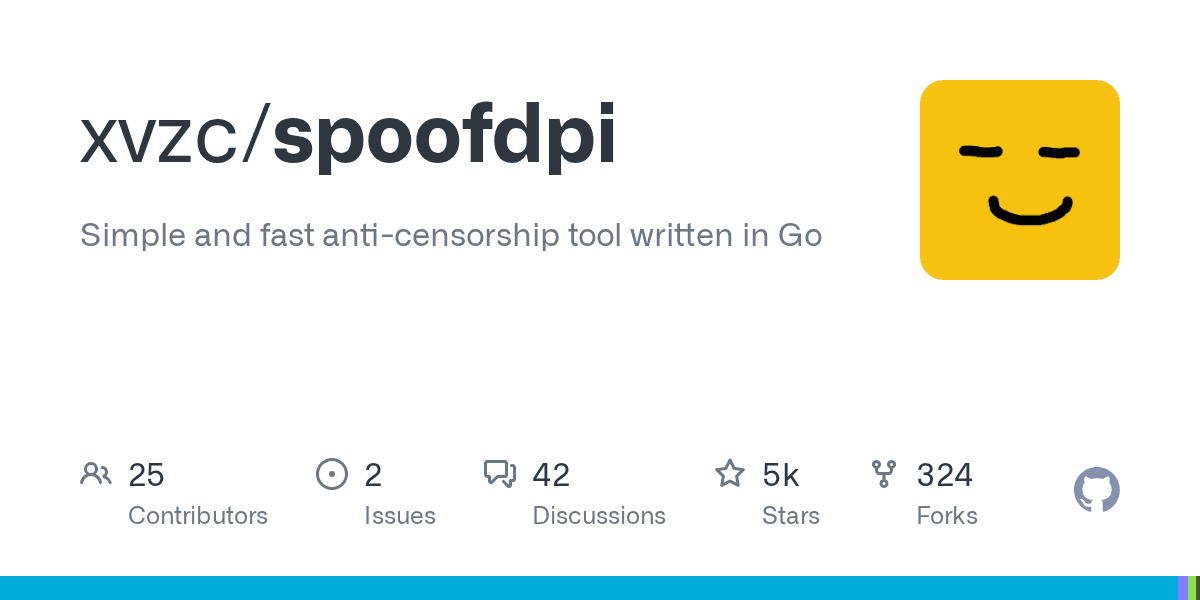 SpoofDPI: a simple tool for neutralizing Deep Packet Inspection
