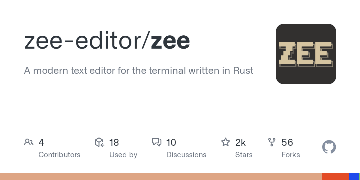 A new modern text editor for the terminal written in Rust