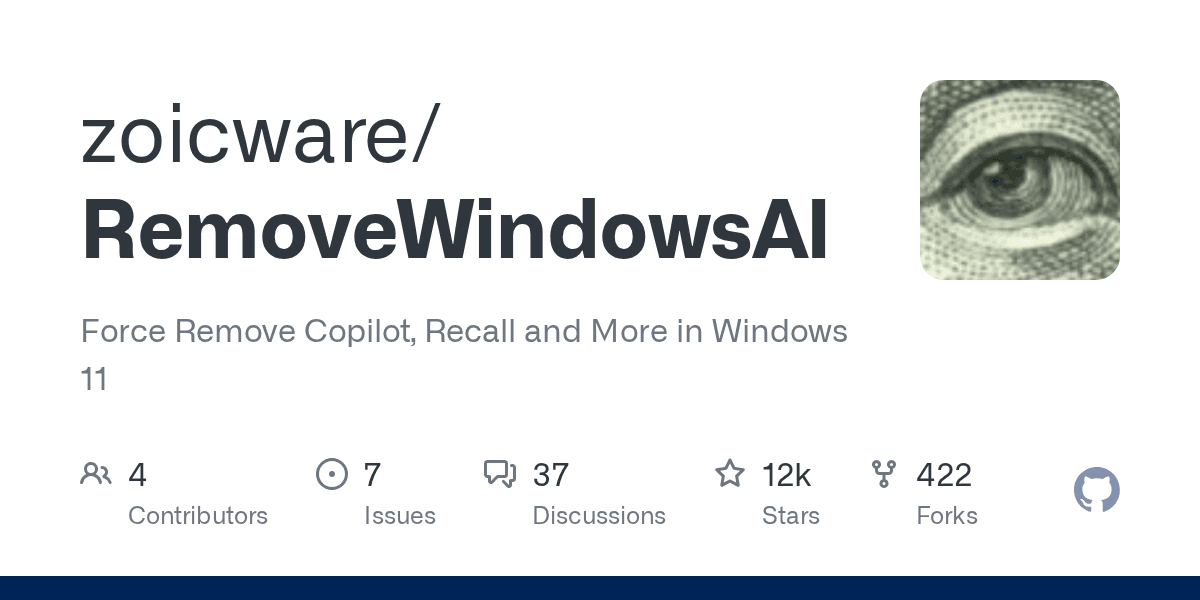 Clean Windows 11 of built-in AI services