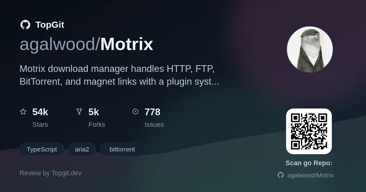 TopGit review image for agalwood/Motrix