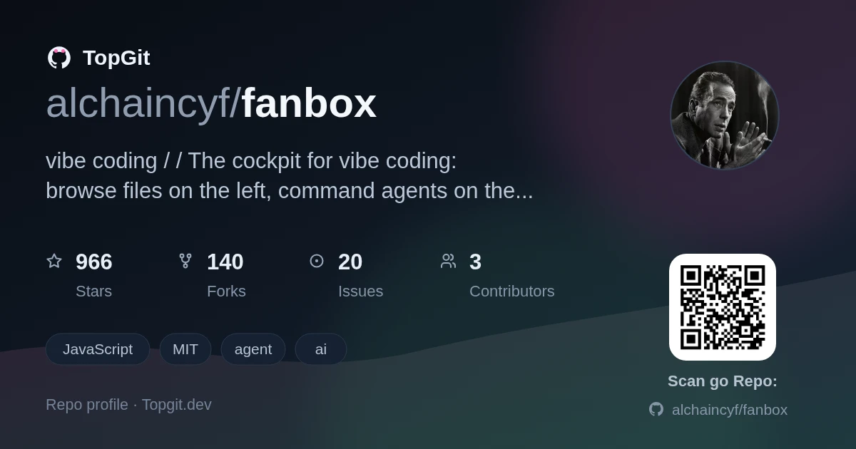 TopGit repo profile image for alchaincyf/fanbox