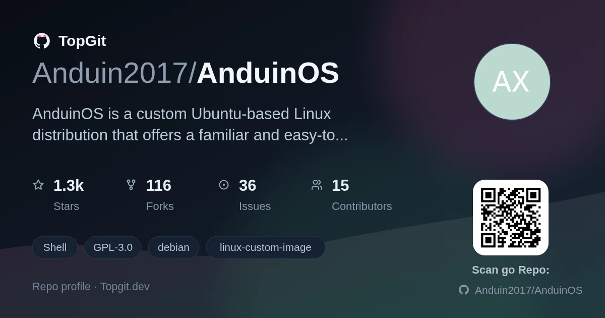 TopGit repo profile image for Anduin2017/AnduinOS