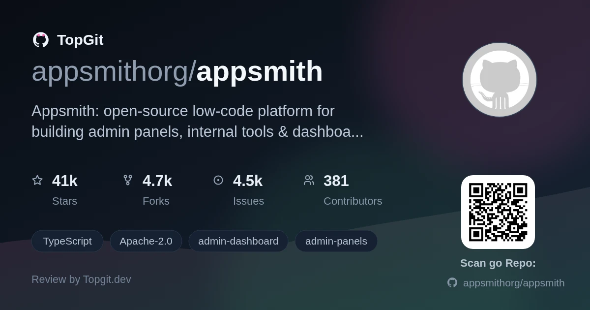 TopGit review image for appsmithorg/appsmith