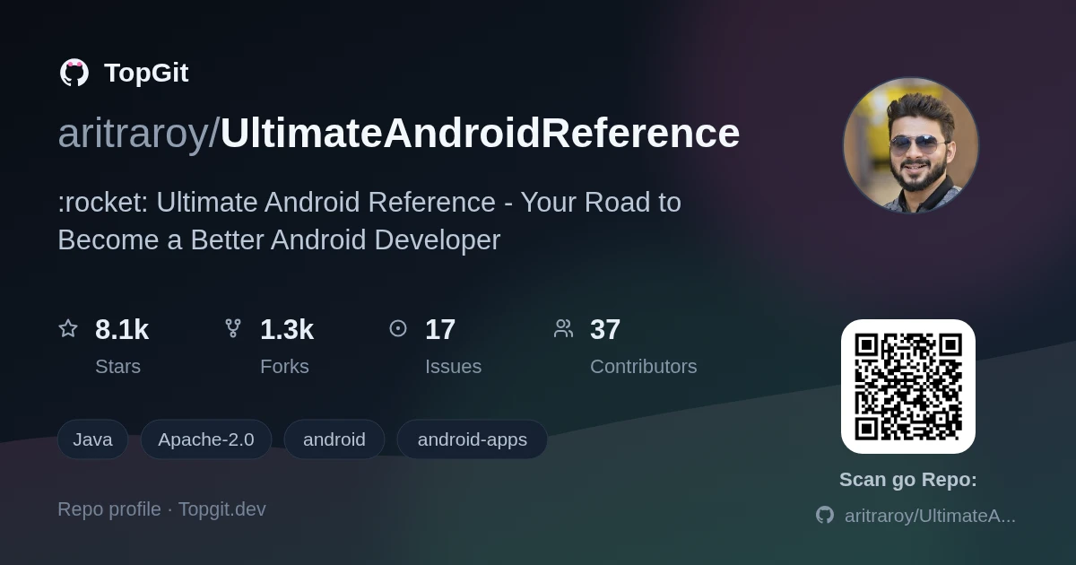 TopGit repo profile image for aritraroy/UltimateAndroidReference