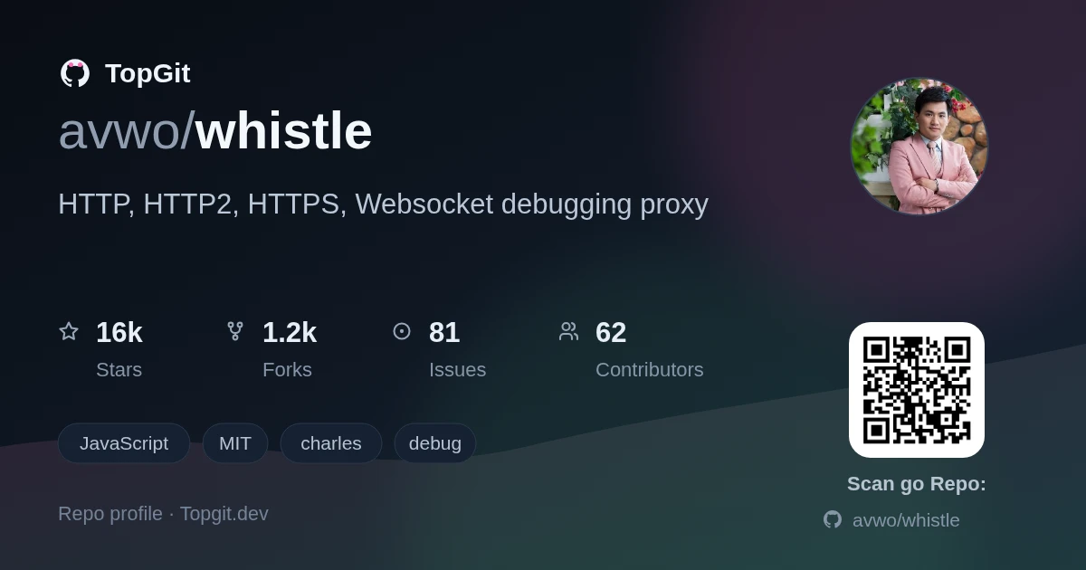 TopGit repo profile image for avwo/whistle